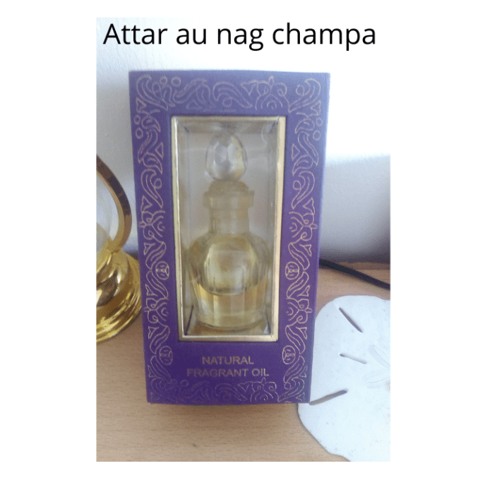 Nag champa: Attar en carafe artisanale de 10ml